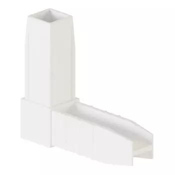 Коннектор 2 белый