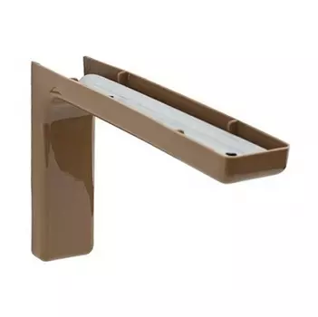 Консоль угловая 120х80 коричневая