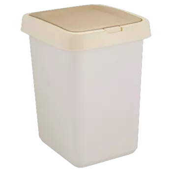 Контейнер для мусора Квадра Push to Open 25 л с крышкой