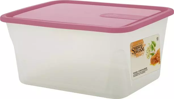 Контейнер для продуктов Sugar&Spice Honey 0,9л прямоугольный брусника
