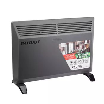 Конвектор Patriot PT-C 15 X, 750/1500 Вт., Х-образный монолитный нагревательный элемент