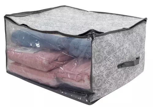 Короб для хранения ЕГ Grey Flower 60х50х35 см