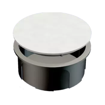 Коробка КМ41005 распаячная для тв.стен d70х30мм (с крышкой)