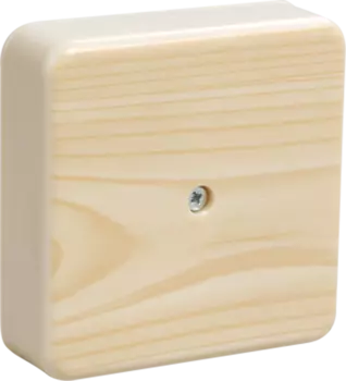 Коробка расп. КМ41219-04 о/п 100х100х29мм сосна(6к/6мм2) IEK