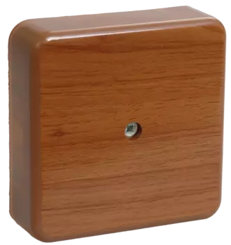 Коробка расп. КМ41219-05 о/п 100х100х29мм дуб(6к/6мм2) IEK