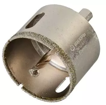 Коронка Вихрь алмазная по керамограниту/керамике 55 мм