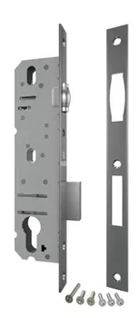 Корпус узкопрофильного замка с роликом 5124-30 CP хром