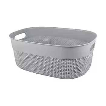 Корзина для хранения OSLO 12л серый шторм