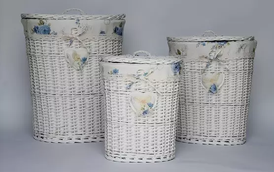 Корзина плетеная L (W2-7002) 48*37*56H