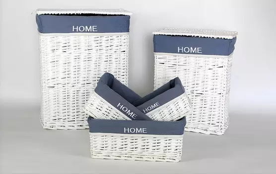 Корзина плетеная M (W16-23046) 34*23*14H