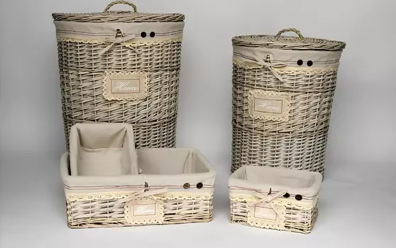 Корзина плетеная M (W2-23028R) 38*27*16H