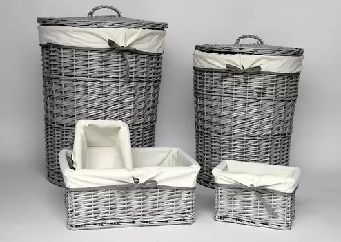 Корзина плетеная XL (W2-23047R) Dia44*56H