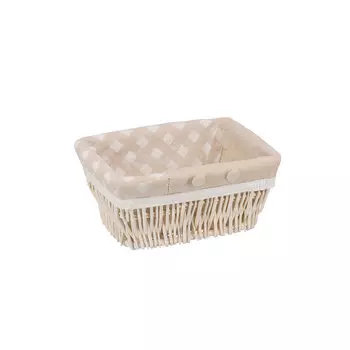 Корзина стеллажная "Пуговка", Д240 Ш170 В110, молочный