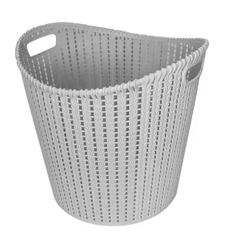 Корзина "вязаная" 35Л серый