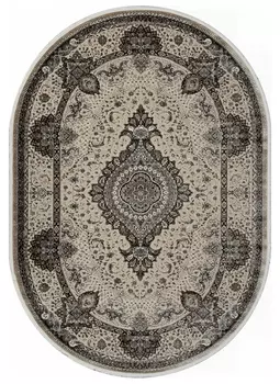 Ковер Dolce D414 Beige Овал 1,6*2,2 м