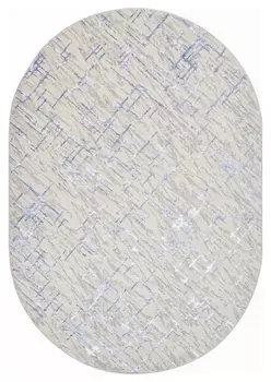 Ковер Liman F164 Cream-Blue Овал 1,6*2,3 м