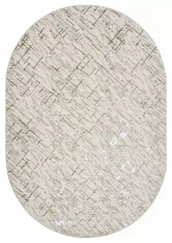 Ковер Liman F164 Cream-Green Овал 1,6*2,3 м