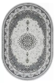 Ковер Miray O1463 096 Grey Овал 2*2,9 м