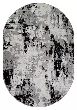 Ковер Palermo F285 Dark Gray Овал 2*2,9 м