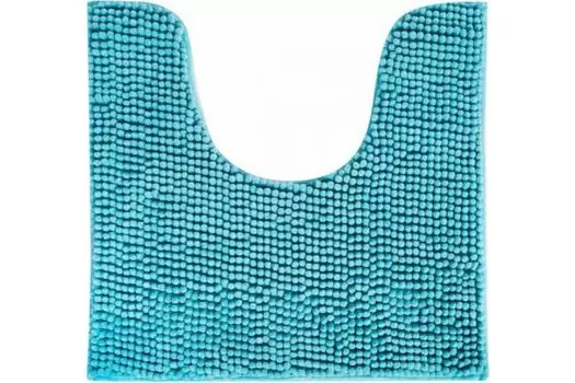 Коврик для туалета 45х45см Merci темно-голубой, полиэстер ATM-2100BDB-T