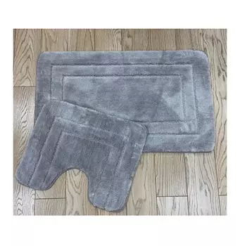 Коврик для в/к Zalel Exclusion 60x100+50*60 grey