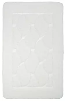 Коврик для ванной 1-ый белый (50*80 см) FX-5002W "LINK"