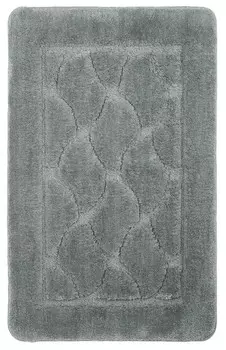 Коврик для ванной 1-ый серый (50*80 см) FX-5002K "LINK"