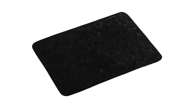 Коврик для ванной черный (50х80 см)