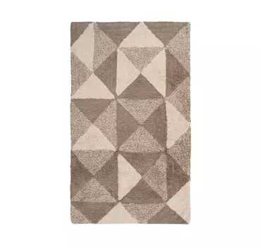 Коврик для ванной комнаты хлопковый натуральный, 60*100 см, STONE, NATURAL