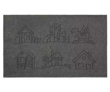 Коврик гравированный SunStep "Домики" 45х75 см