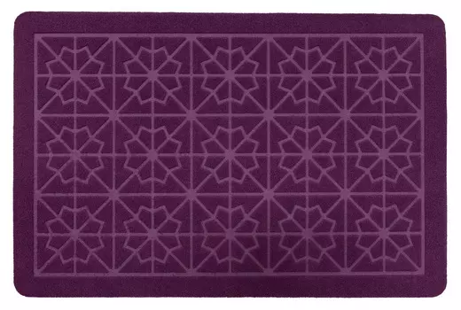 Коврик придверный "Design" 40х60 см, Сиреневый