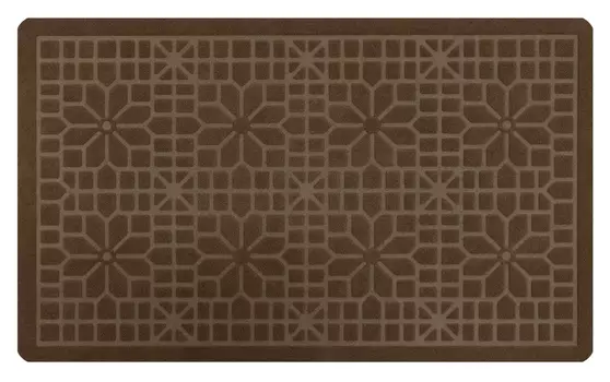 Коврик придверный "Design" 73х43 см, Молочный шоколад