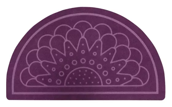 Коврик придверный"Pineapple" 73х43 см, Сиреневый