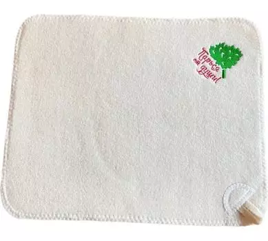 Коврик с вышивкой "Парься от души (веник)" (без упаковки)