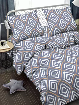 КПБ макосатин печатный 2 Многоцветный арт.93010