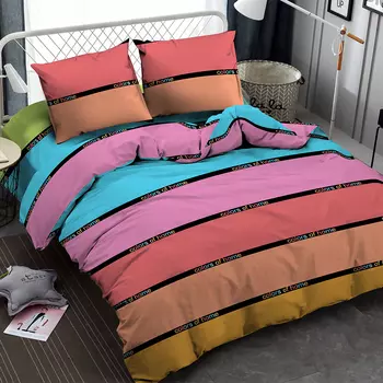 КПБ макосатин печатный Евроразмер Многоцветный арт.41508