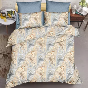 КПБ сатин 1,5 спальный BZ QR Envelop SINGLE Sp Многоцветный