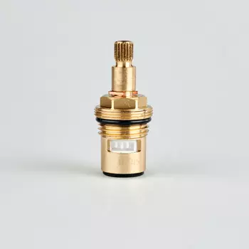 Кран-букса керамическая, 180°, 20 зубцов, G 1/2", M24, h=53 мм, IDDIS, 998CR531SM