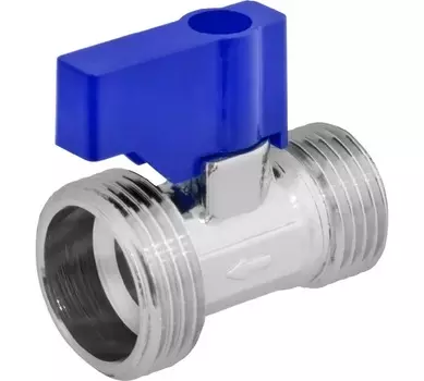 Кран-мини 3/4" х 1/2" н/н (хром) МР-М