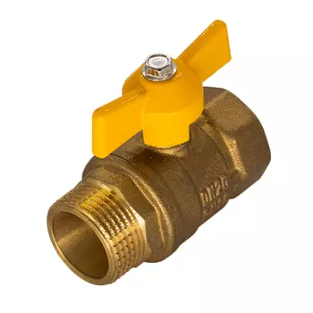 Кран шар. для газа 1/2" г/ш бабочка ОПТИМА ГАЗ