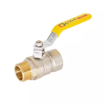 Кран шар. для газа 1" г/ш рычаг CTM ГАЗ