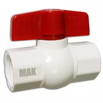 Кран шаровой 3/4" в/в бант PPRC из АБС - пластика