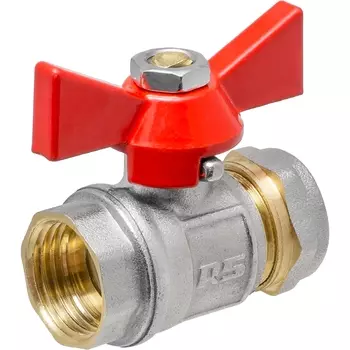 Кран шаровый под металлопластиковую трубу 16х1/2 ц/г бант, MP-У