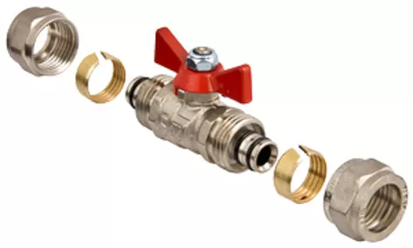 Кран шаровый под обжим VALTEC BASIC VT343, 16 мм