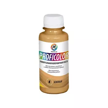 Краситель PROFICOLOR универсальный № 4 (бежевый) 100мл