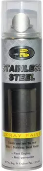 Краска акриловая Bosny аэрозоль, нержавеющая сталь