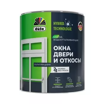 Краска Dufa окна, двери и откосы, база 1, 2 л