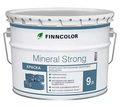 Краска фасадная MINERAL STRONG MRC, 9 л