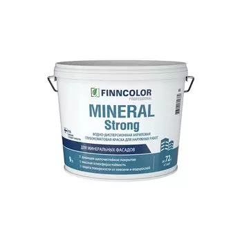 Краска фасадная MINERAL STRONG MRC, 9 л