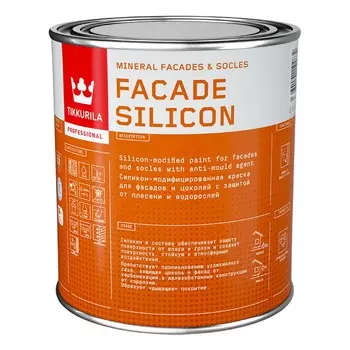 Краска фасадная Tikkurila Facade Silicon 0,9л, база А белый